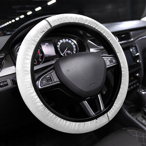 Haiti Ayiti Nan Mondyal 2026 Steering Wheel Cover Fyete Lit Victwa White Version