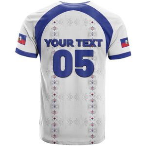 Custom Haiti Ayiti Nan Mondyal 2026 T shirt Fyete Lit Victwa White Version