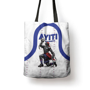 Haiti Ayiti Nan Mondyal 2026 Tote Bag Fyete Lit Victwa White Version
