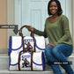 Haiti Ayiti Nan Mondyal 2026 Travel Bag Fyete Lit Victwa White Version