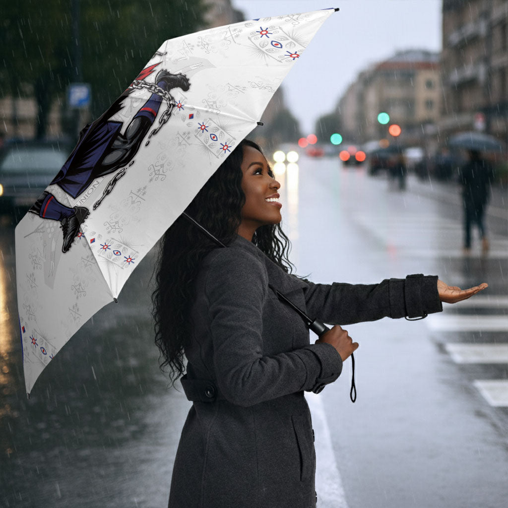 Haiti Ayiti Nan Mondyal 2026 Umbrella Fyete Lit Victwa White Version
