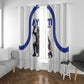 Haiti Ayiti Nan Mondyal 2026 Window Curtain Fyete Lit Victwa White Version
