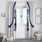 Haiti Ayiti Nan Mondyal 2026 Window Curtain Fyete Lit Victwa White Version