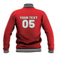 Custom Morocco Football 2026 Baseball Jacket Atlas Lions Breathtaking Victory Red Version