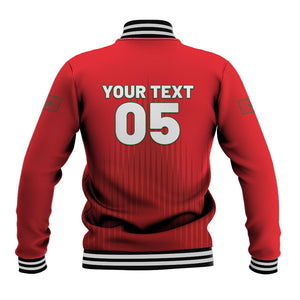 Custom Morocco Football 2026 Baseball Jacket Atlas Lions Breathtaking Victory Red Version