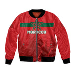 Custom Morocco Football 2026 Bomber Jacket Atlas Lions Breathtaking Victory Red Version