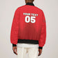 Custom Morocco Football 2026 Bomber Jacket Atlas Lions Breathtaking Victory Red Version