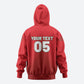 Custom Morocco Football 2026 Hoodie Atlas Lions Breathtaking Victory Red Version