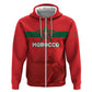 Custom Morocco Football 2026 Hoodie Atlas Lions Breathtaking Victory Red Version