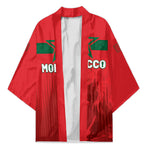 Custom Morocco Football 2026 Kimono Atlas Lions Breathtaking Victory Red Version