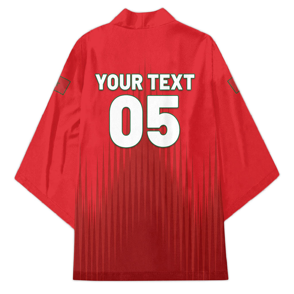 Custom Morocco Football 2026 Kimono Atlas Lions Breathtaking Victory Red Version