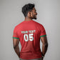 Custom Morocco Football 2026 T shirt Atlas Lions Breathtaking Victory Red Version