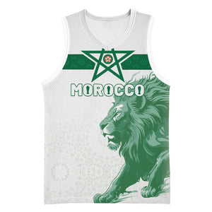 Custom Morocco Football 2026 Basketball Jersey Atlas Lions Breathtaking Victory White Version