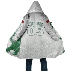 Custom Morocco Football 2026 Cloak Atlas Lions Breathtaking Victory White Version