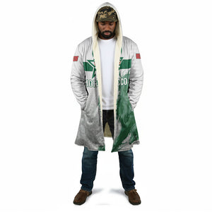 Custom Morocco Football 2026 Cloak Atlas Lions Breathtaking Victory White Version