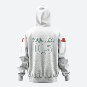 Custom Morocco Football 2026 Hoodie Atlas Lions Breathtaking Victory White Version