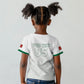 Custom Morocco Football 2026 Kid T shirt Atlas Lions Breathtaking Victory White Version