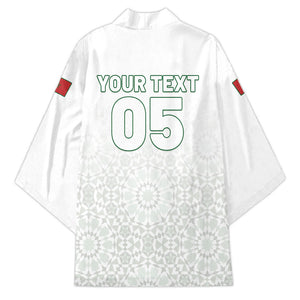 Custom Morocco Football 2026 Kimono Atlas Lions Breathtaking Victory White Version