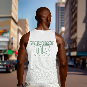Custom Morocco Football 2026 Men Tank Top Atlas Lions Breathtaking Victory White Version