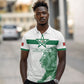 Custom Morocco Football 2026 Polo Shirt Atlas Lions Breathtaking Victory White Version