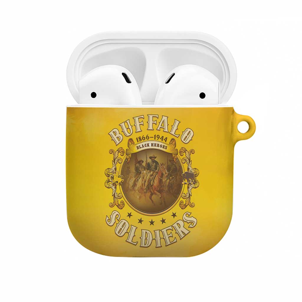 Honor Buffalo Soldiers AirPods Case African American Cavalry Yellow Version