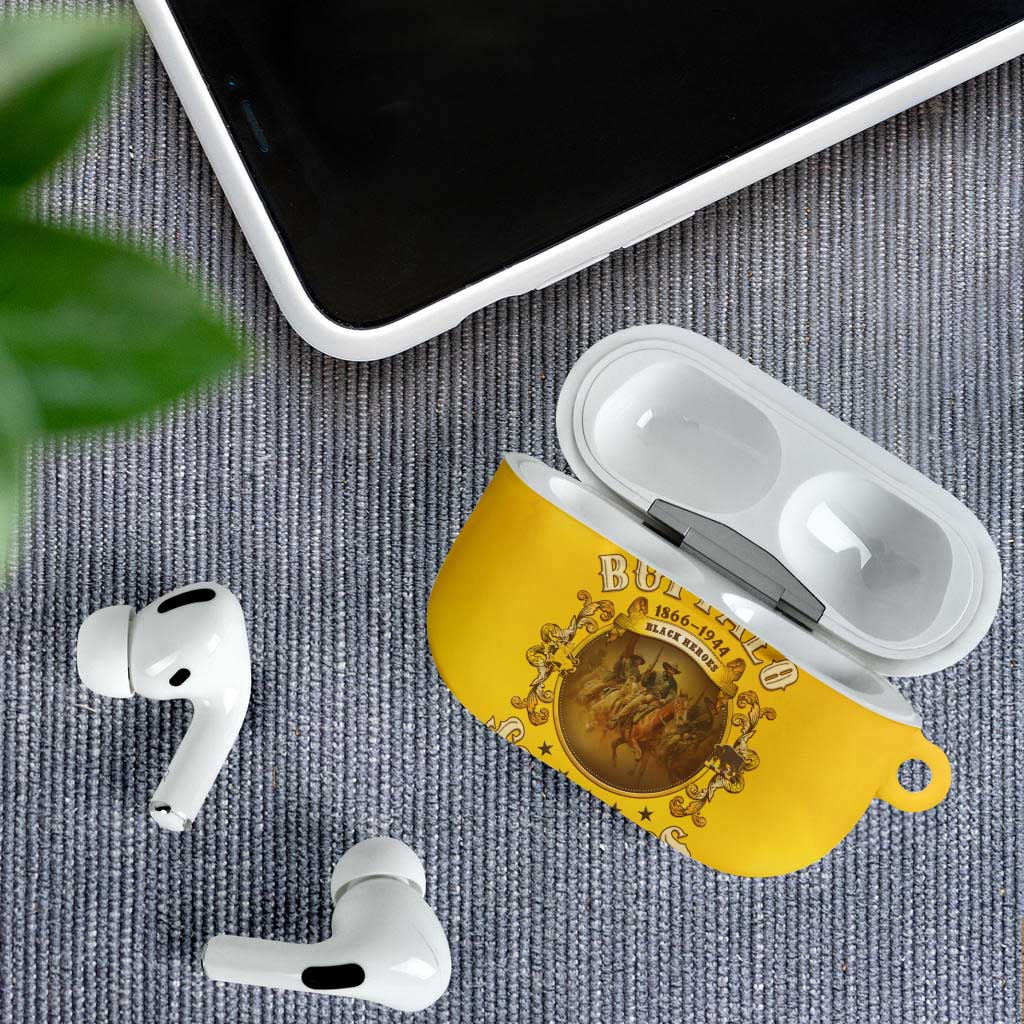 Honor Buffalo Soldiers AirPods Case African American Cavalry Yellow Version