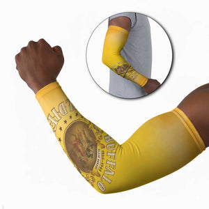 Honor Buffalo Soldiers Arm Sleeves African American Cavalry Yellow Version