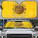 Honor Buffalo Soldiers Auto Sun Shade African American Cavalry Yellow Version