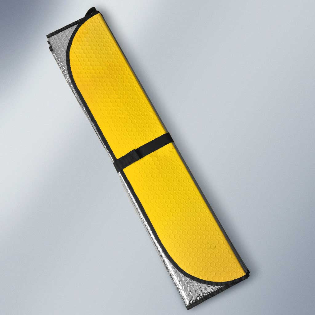 Honor Buffalo Soldiers Auto Sun Shade African American Cavalry Yellow Version