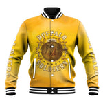 Honor Buffalo Soldiers Baseball Jacket African American Cavalry Yellow Version - African Pride