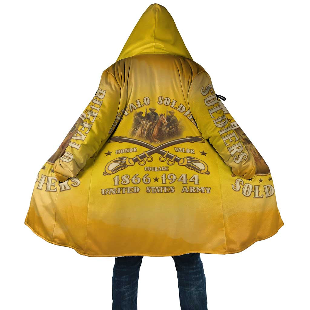 Honor Buffalo Soldiers Cloak African American Cavalry Yellow Version
