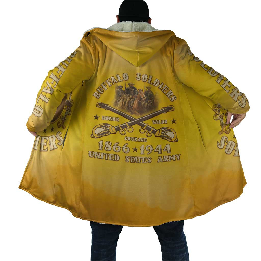 Honor Buffalo Soldiers Cloak African American Cavalry Yellow Version