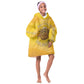 Honor Buffalo Soldiers Kid Wearable Blanket Hoodie African American Cavalry Yellow Version - African Pride
