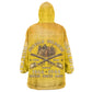 Honor Buffalo Soldiers Kid Wearable Blanket Hoodie African American Cavalry Yellow Version - African Pride