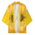 Honor Buffalo Soldiers Kimono African American Cavalry Yellow Version