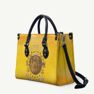 Honor Buffalo Soldiers Leather Bag African American Cavalry Yellow Version