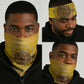 Honor Buffalo Soldiers Neck Gaiter African American Cavalry Yellow Version LT05