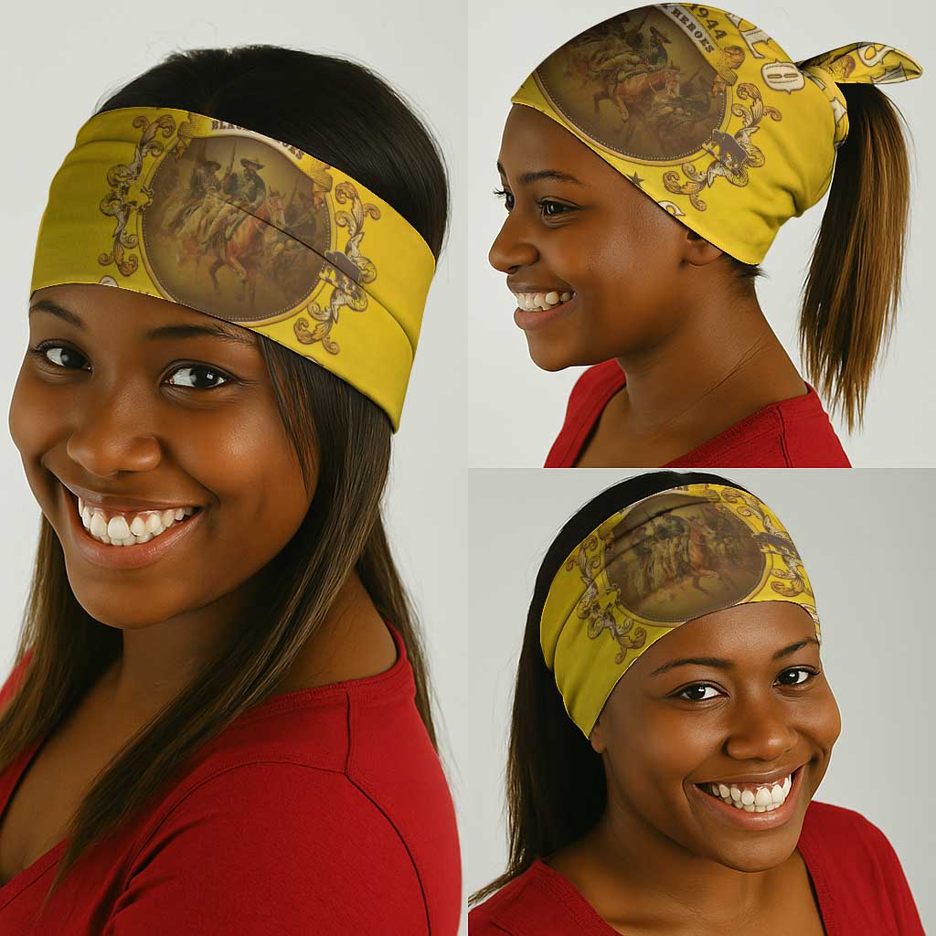Honor Buffalo Soldiers Neck Gaiter African American Cavalry Yellow Version LT05