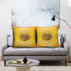 Honor Buffalo Soldiers Pillow Cover African American Cavalry Yellow Version