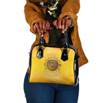 Honor Buffalo Soldiers Shoulder Handbag African American Cavalry Yellow Version - African Pride