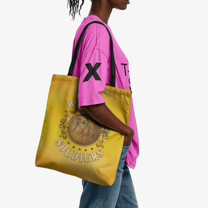 Honor Buffalo Soldiers Tote Bag African American Cavalry Yellow Version