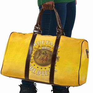 Honor Buffalo Soldiers Travel Bag African American Cavalry Yellow Version