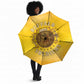 Honor Buffalo Soldiers Umbrella African American Cavalry Yellow Version