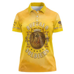 Honor Buffalo Soldiers Women Polo Shirt African American Cavalry Yellow Version - African Pride