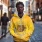 Honor Buffalo Soldiers Zip Hoodie African American Cavalry Yellow Version - African Pride