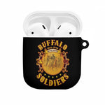 Honor Buffalo Soldiers AirPods Case African American Cavalry Black Version