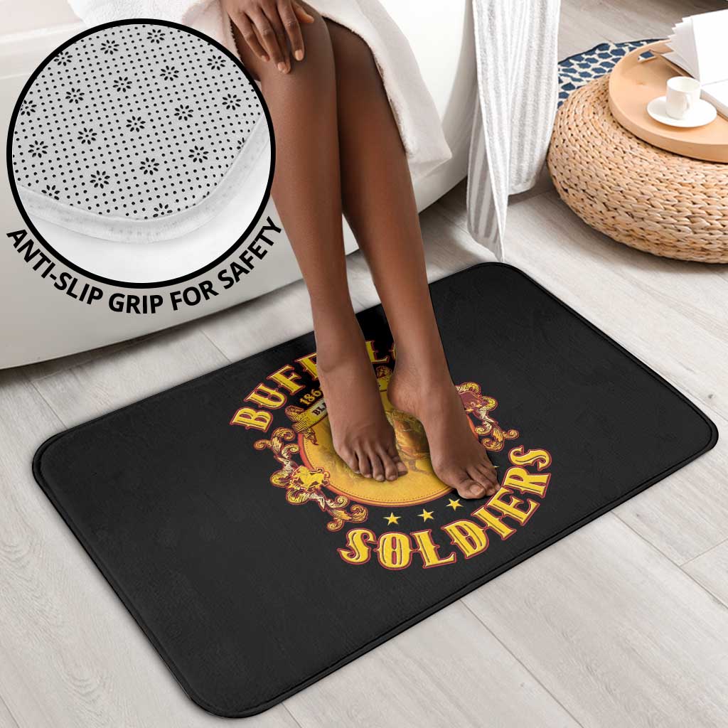 Honor Buffalo Soldiers Bathroom Set African American Cavalry Black Version