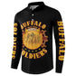 Honor Buffalo Soldiers Button Sweatshirt African American Cavalry Black Version