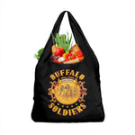 Honor Buffalo Soldiers Grocery Bag African American Cavalry Black Version - African Pride