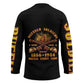 Honor Buffalo Soldiers Hockey Jersey African American Cavalry Black Version
